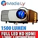 MediaLy LED G150 HDMI BEAMER PROJEKTOR 1500 LUMEN HD - SCHWARZ