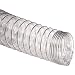 Flexadux ADC PVC Duct Hose, Clear, For Use With Air, Fume