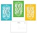 Famous Quotes Motivational/Inspirational (Set of 30) Typographic Postcards (4 x 6 inches). Glossy 14pt. UV front coated. Made in the USA. 3 Designs, 10 of each.