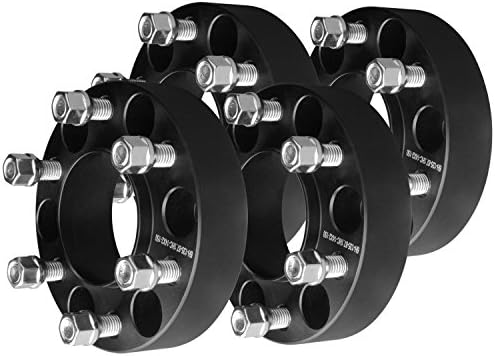 4pcs 1.5" Ford 6x135 to 6x135 Hubcentric Wheel Spacers Adapters for F150 (2004-2014), Expedition (2003-2014) 14x2.0 Studs Aerospace Aluminum 6061 T6