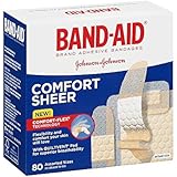 Johnson and Johnson Band-aid Comfort-flex Sheer Assorted 80s Bandage