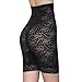 FeelinGirl Women's Smooth Lace Shapewear High-Waist Thigh Slimmer Shorts