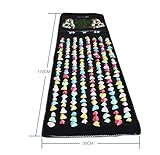 毎日 歩く 健康 足 ツボ フット マッサージ 石畳 歩道 マット (1枚)