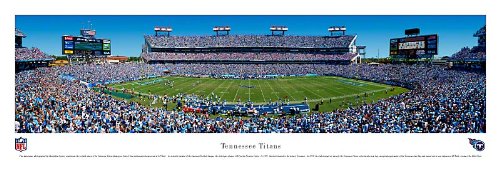 TENNESSEE TITANS - LP FIELD - NFL PANORAMA POSTER PRINT