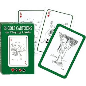 Golf Cartoons Collectibles Poker Playiing Cards - Naipes de Poker Collecionables