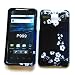 LG G2x (T-Mobile) Snap-on Protector Hard Case Image Cover "Midnight Flowers" Design