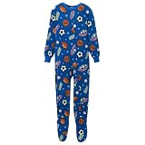 Boys' Cherokee Sports Blanket Sleeper - Blue