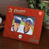 MLB Houston Astros 4'' x 6'' Brick Red Talking Picture Frame