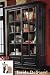 American Drew Camden Black Bookcase China Cabinet