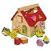 Eichhorn 100002098 - Holz Steckhaus, 15-teilig 20 x 18 x 18 cm