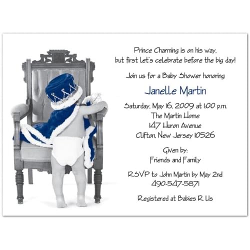 Prince Charming Baby Shower Invitations Everything Else Prince Charming Baby Shower Invitations Everything Else
