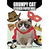 grumpy cat sticker paper doll