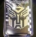 Autobot Transformers Chrome Emblem 3" Tall