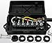 Conntek 7 Way Plug Inline Trailer Cord with 7 Gang Junction Box, 6-Feet