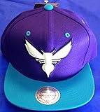 Charlotte Hornets NBA Reflective XL Logo Snapback Hat - Purple