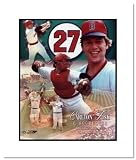 Carlton Fisk Boston Red Sox MLB Double Matted 8x10 Photograph Jersey Retirement Day