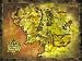 The Lord Of The Rings - Metallic Art Print: Middle Earth (Size: 34'' x 22'')