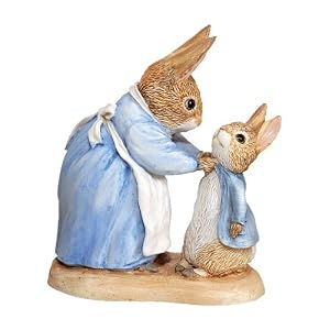 Beatrix Potter Mrs Rabbit And Peter Figurine