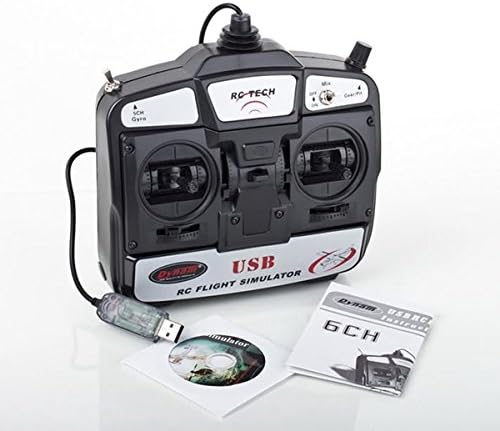 DYNAM 6CH 3D RC Helicopter USB Flight Simulator Mode 2