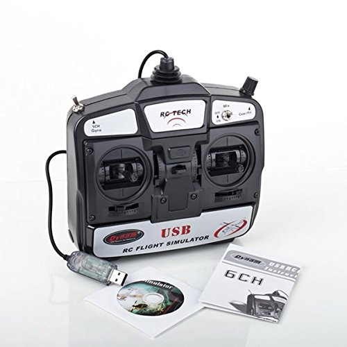 DYNAM 6CH 3D RC Helicopter USB Flight Simulator Mode 2