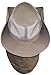 Tropic Hats Summer Wide Brim Mesh Safari/Outback W/Neck Flap & Snap Up Sides - Tan L