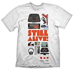 Retro Gaming T-Shirt Still Alive!, Size L 
