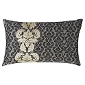 Decorative Pillow - Black Floral (10x16")