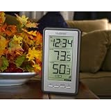 Wireless Indoor/Outdoor Thermometer with Digital Time Display