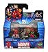 Marvel Minimates Series 41 Mini Figure 2Pack Unmasked SpiderMan Green Goblin_s-1