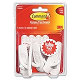 Command 17001-VP-6PK Medium Hooks Value Pack