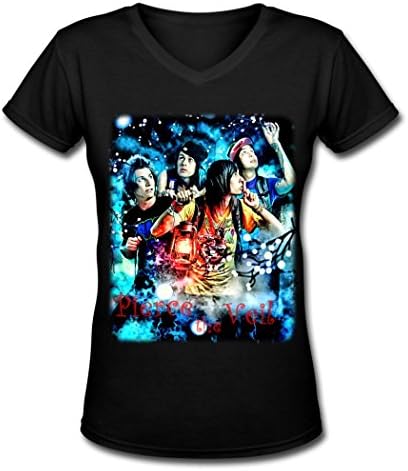 FZ Pierce The Veil diy poster V-Neck T-Shirt For Women 2016 L