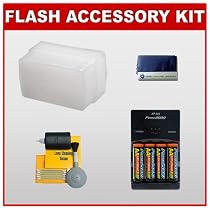Sto-Fen Omni-Bounce OM-EY Flash Diffuser + Cameta NMH-1 Power Package - for Canon 580EX Speedlite Flash