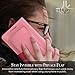 LG G4 Case - VENA [vDiary] Slim Tri-Fold Leather Wallet Case with Stand Flip Cover for LG G4 (Leather Back Compatible) (Hot Pink / Light Pink)