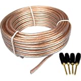 Cables Unlimited 25' 12-Gauge Speaker Wire with Pins