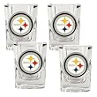 Pittsburgh Steelers 4pc 2oz Square Shot Glass Set NFL Football