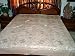 5p Almond Stonewashed Mirror Hand Embroidery Indian Cotton Bedspread Coverlet Throw