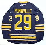 Jason Pominville Autographed Buffalo Sabres Blue Hockey Jersey