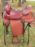 Western Leather Synthetic Cordura Trail Pleasure Saddle