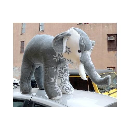 GIANT 36 INCHES LONG STUFFED ELEPHANT BIG STUFFED ANIMAL GIGANTIC HUGE