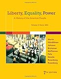 Liberty, equality, power : a history of the American people