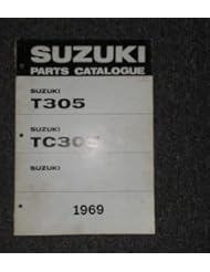 1969 Suzuki Motorcycle T305 TC305 Part Catalog Manual