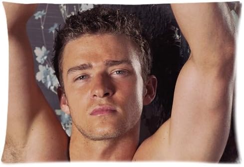 Justin Timberlake Zippered Pillow Cases Cover Cushion Case 20x30 (Two sides)