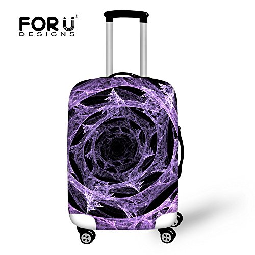 FOR U DESIGNS 18/20/24/28 Inch Stylish Spandex Outdoor Travel Luggage Cover