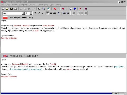 Polish from-to English Computer Translation Software v4.0