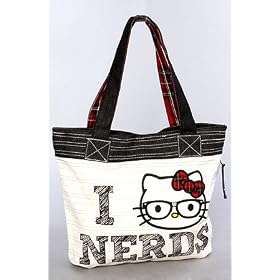 Loungefly The Hello Kitty I Love Nerds Handbag,Bags for Women Loungefly The Hello Kitty I Love Nerds Handbag,Bags (Handbags/Totes) for Women