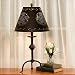 Black Star Punched Tin 12 Lamp Shade