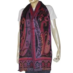 Wool Long Scarf Ladies Winter Clothes Handcrafted Gift 27 x 72 inches