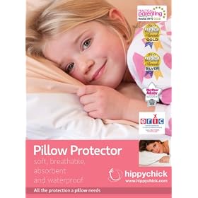 Hippychick Pillow Protector (White, 50x75cm)