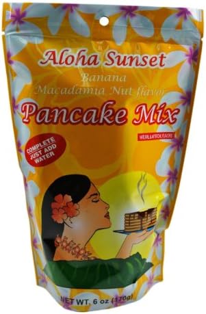 Hawaii Banana Macadamia Nut Pancake Mix 3 Pack