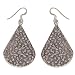 Silver Earrings for Women Handmade Jewelry 2.25 inches (ers261)